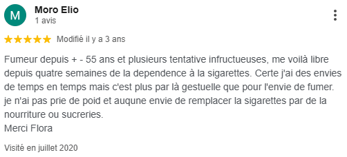 Témoignage positif sur le traitement des addictions par laser méthode MFC
