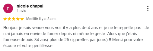 Retour d'expérience positif après une séance Laser MFC