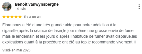 Retour d'expérience après un sevrage tabagique avec la méthode Laser MFC