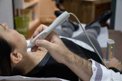 Détection des points réflexes pour une séance Laser Anti Tabac MFC